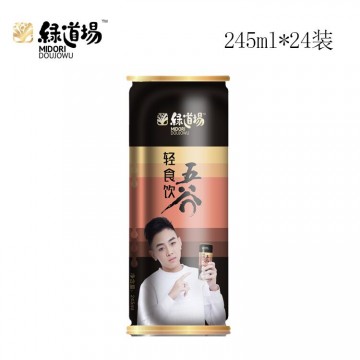 綠道場學(xué)生五谷雜糧飲料早餐245ml24罐裝